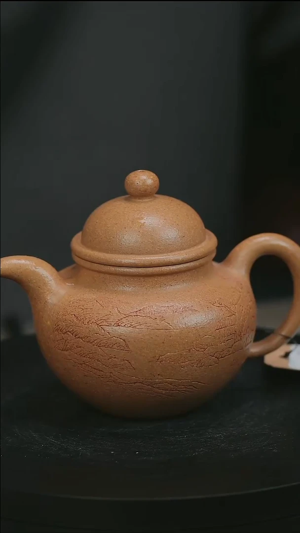 茶壶紫砂H1219孙景灏段泥掇球
