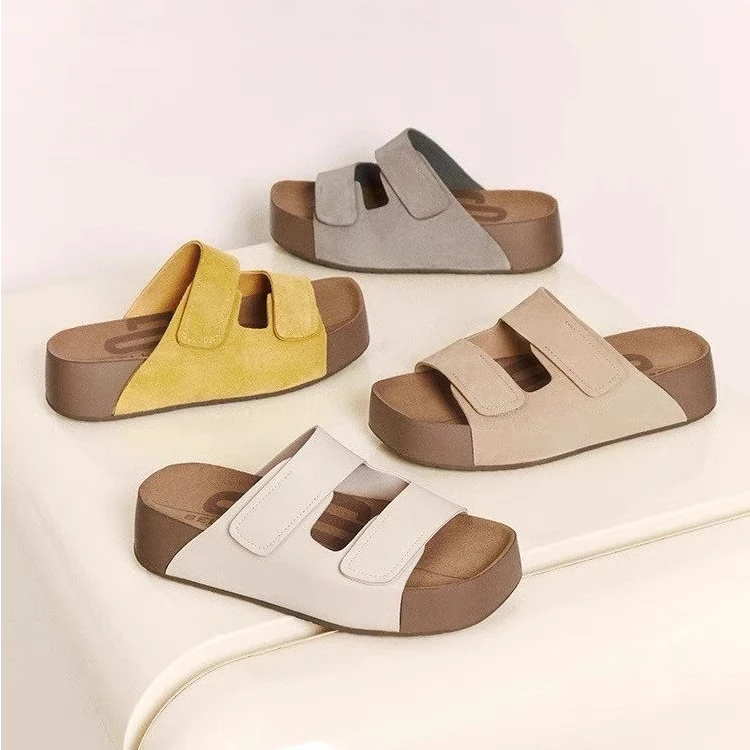 厚底勃肯鞋女不累脚软底凉拖鞋2025年夏季新款外穿休闲沙滩鞋
