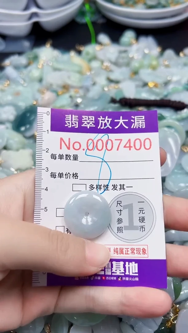 颈饰未镶嵌翡翠7400