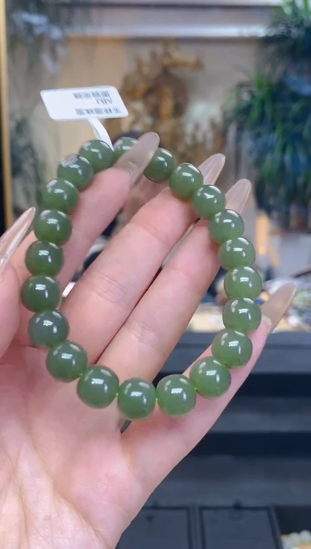 未镶嵌手串和田玉卡10