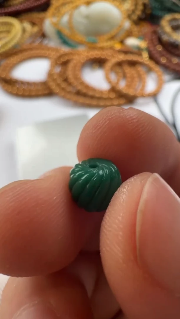 未镶嵌绿松石瓜珠绿松石瓜珠