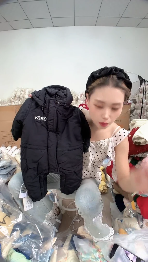 baby黑色抽腰连体73-80-90-100
