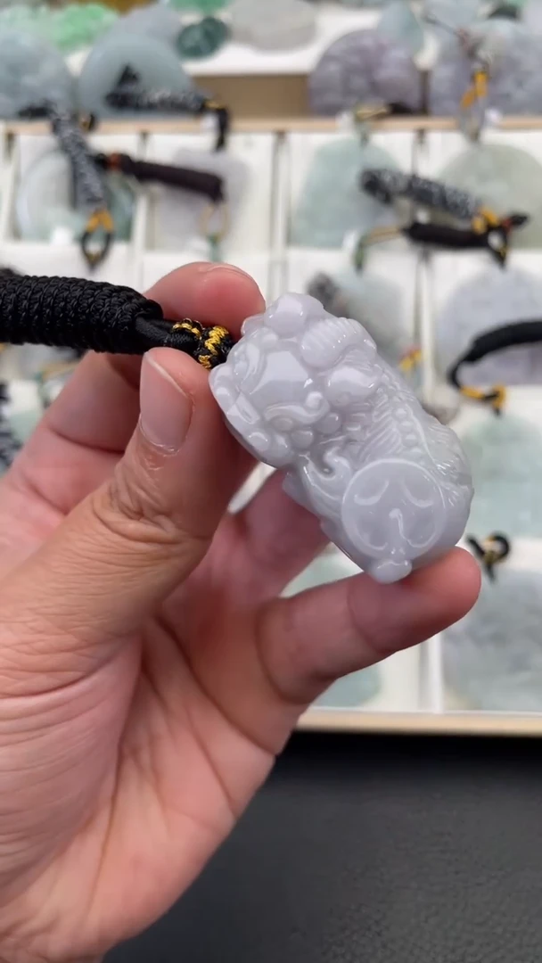 颈饰未镶嵌翡翠天然缅甸翡翠A货312