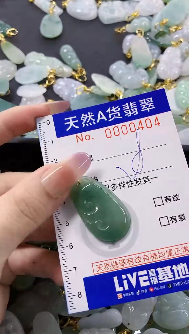 颈饰未镶嵌翡翠天然A货翡翠