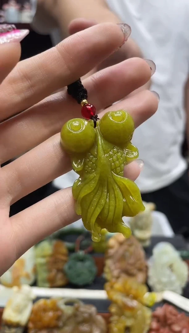 未镶嵌岫玉吊坠·多样性发*货拍一发一