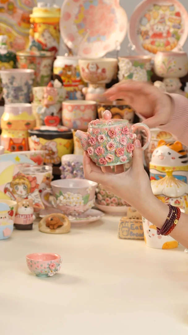 其他陶景德镇釉下彩手绘设计师款陶瓷