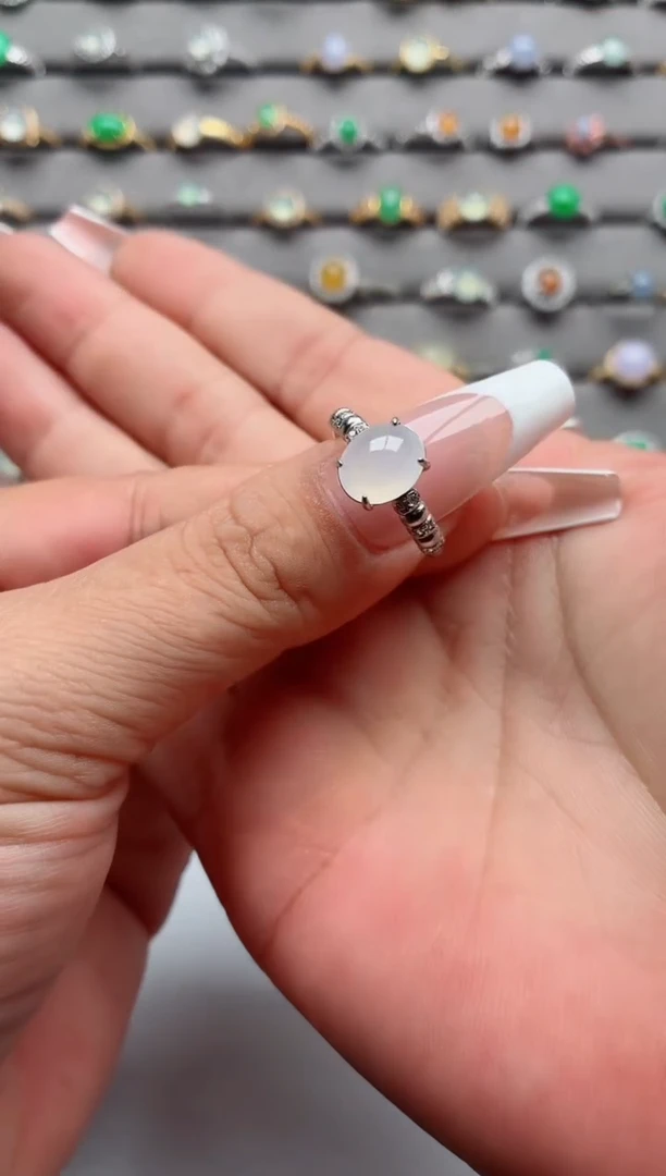 吊坠(不含链)银S925镶嵌翡翠.