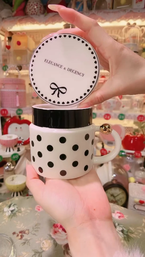 【闪购商品】摆件波点咖啡杯品质好，发货快，放心拍