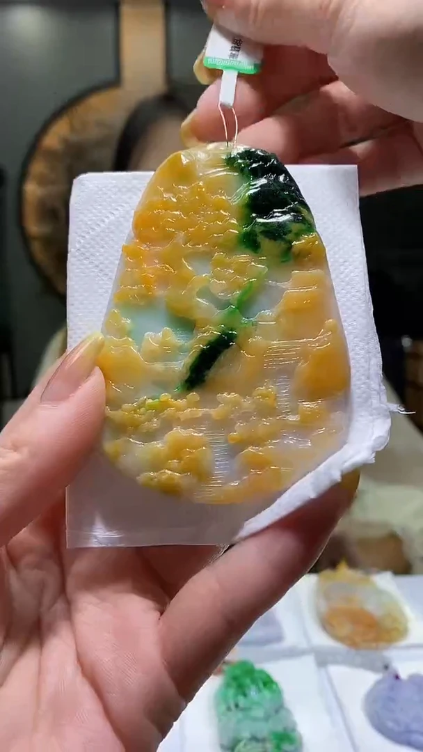 未镶嵌定制翡翠52/1216/W/山水