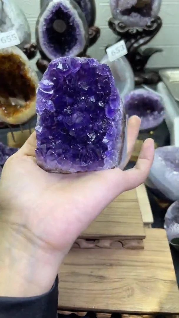 未镶嵌大型摆件（非配饰）紫晶729号摆件