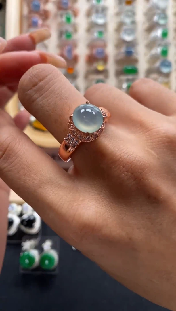 未镶嵌翡翠耳饰缅甸天然a货翡翠