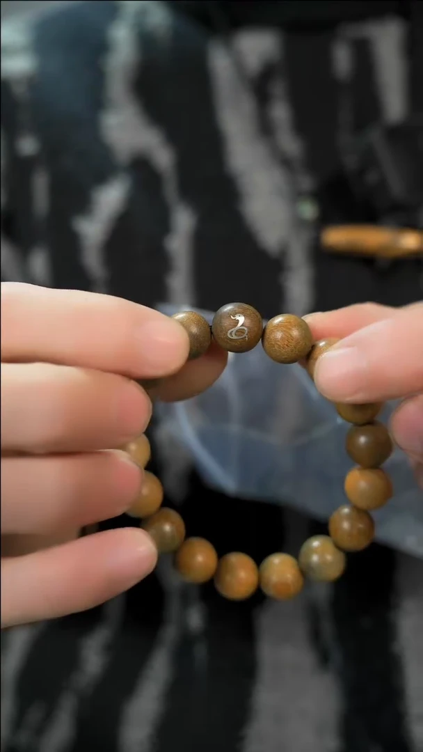 【闪购商品】维腊木（绿檀）手串/手链巴拉圭1.2蛇生肖圆珠