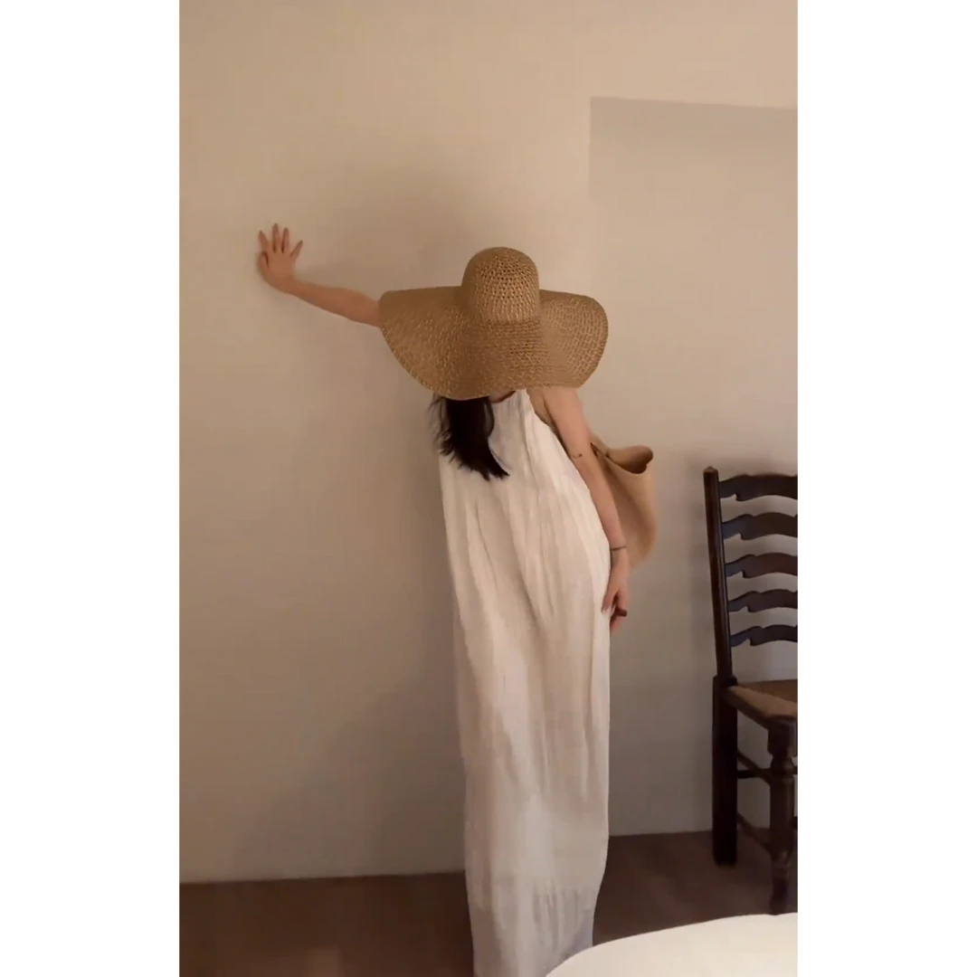 MARIE.COCO法式白月光温柔风肌理感吊带连衣裙女高级感气质仙女裙