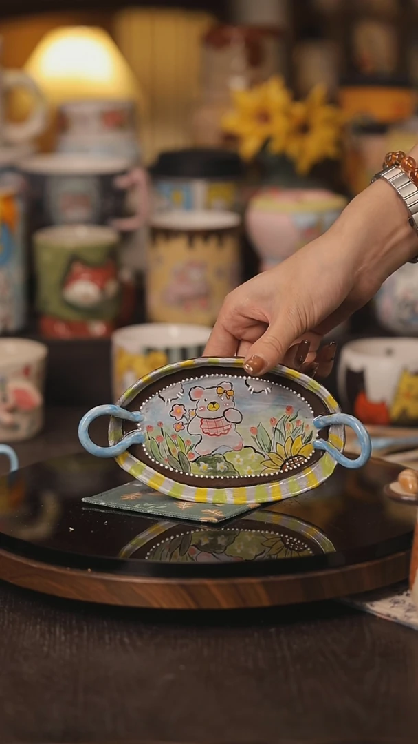 景德镇釉下彩绘设计师款式陶瓷
