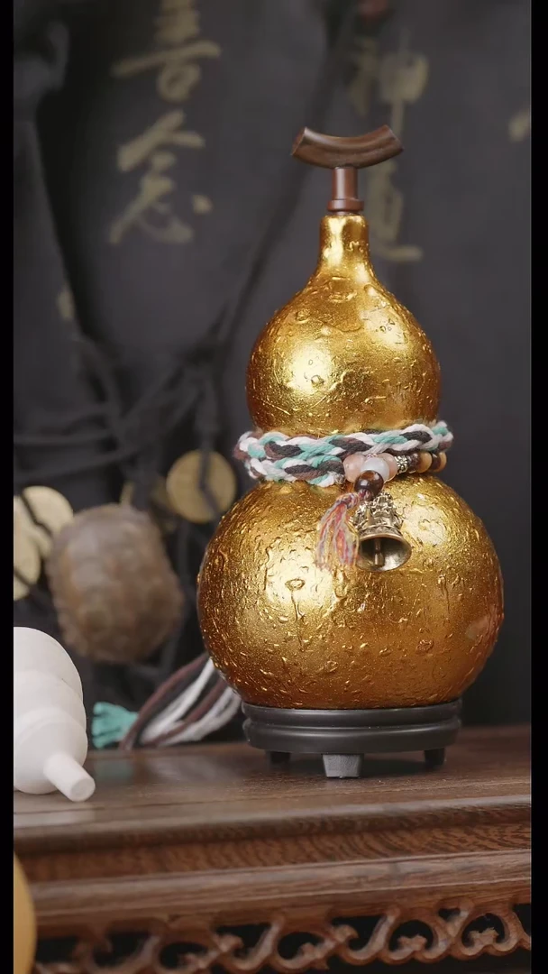 【闪购商品】26号精品天然大漆工艺防渗内胆酒葫芦~