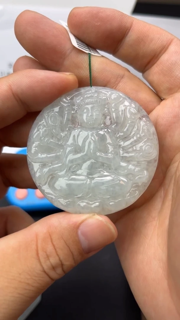 颈饰未镶嵌翡翠颖*草天然翡翠