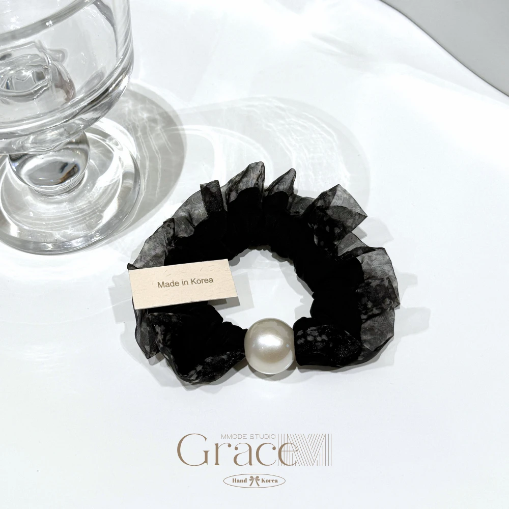 「蝶花舞」韩国25盛夏百搭发绳高马尾发圈肠圈