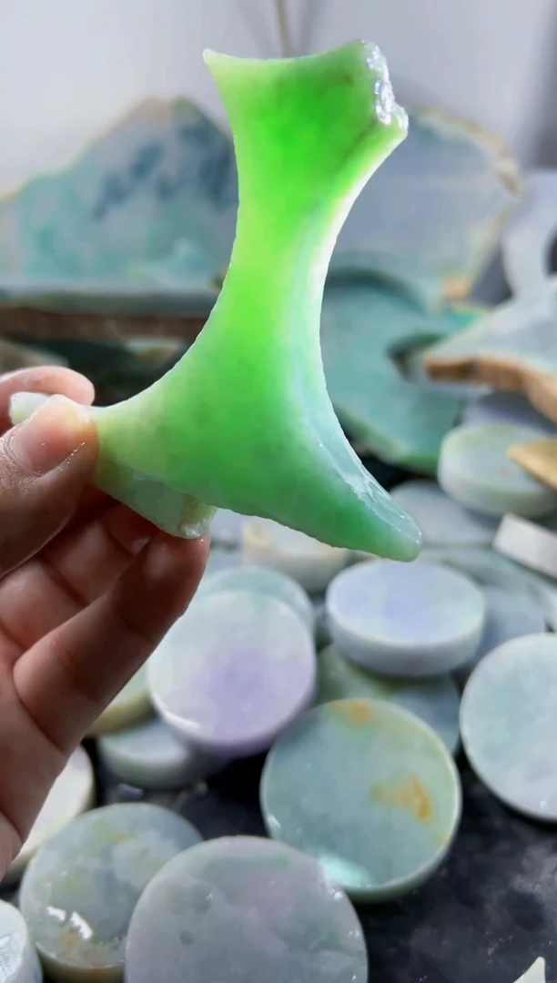 颈饰未镶嵌翡翠纯天然缅甸A货翡翠