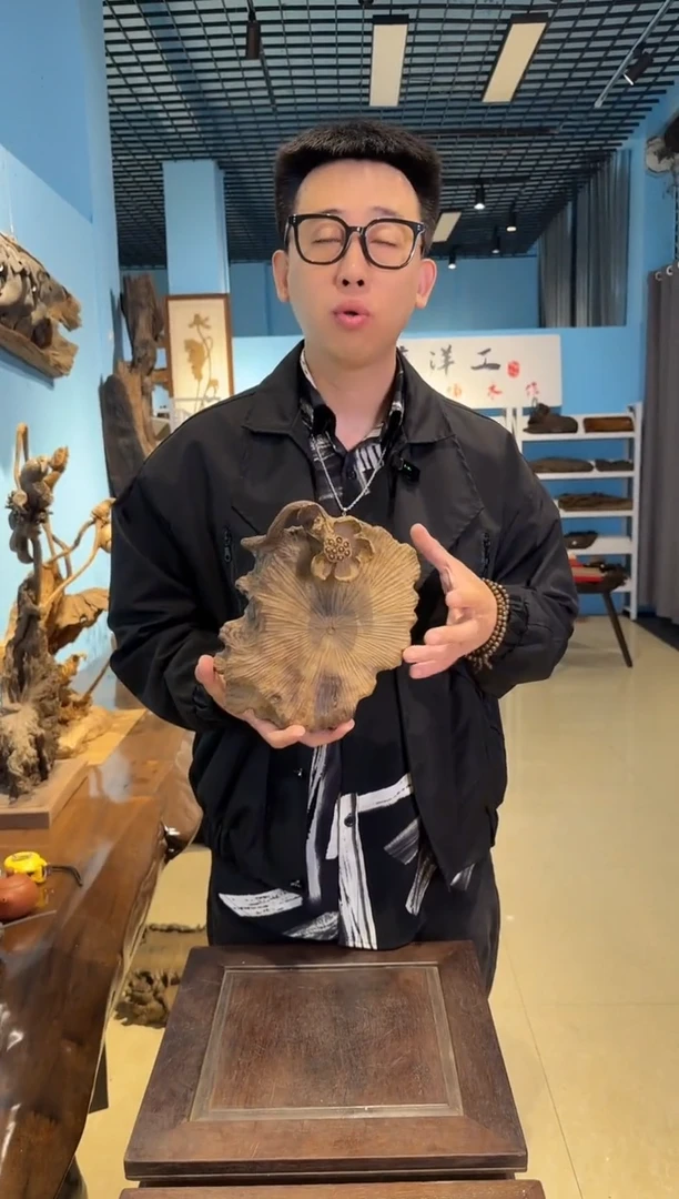 木048号乌木金丝楠壶承