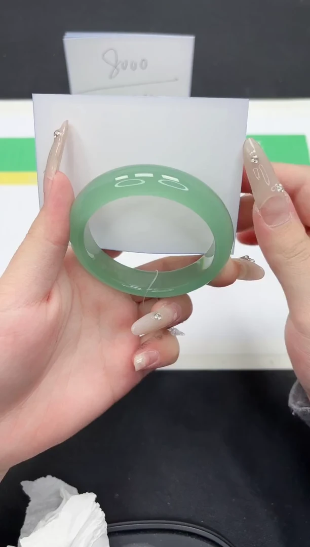 石英质玉未镶嵌手镯51-53.4