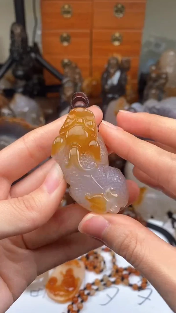 【闪购商品】玛瑙/玉髓颈饰未镶嵌AA