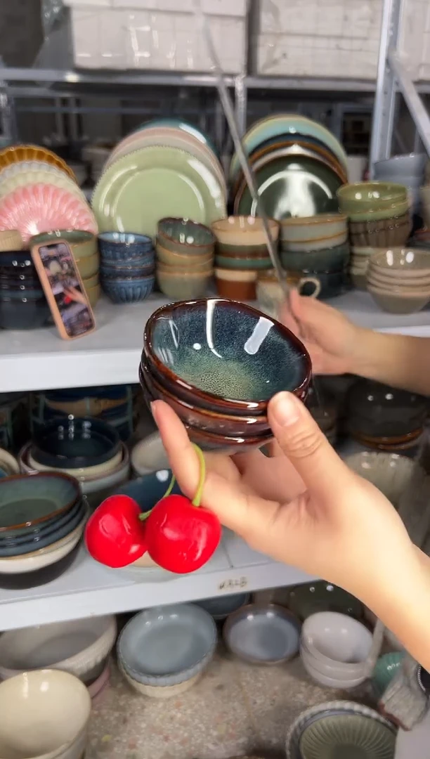 陶瓷外贸尾货瑕疵满20包邮X蘸料碟