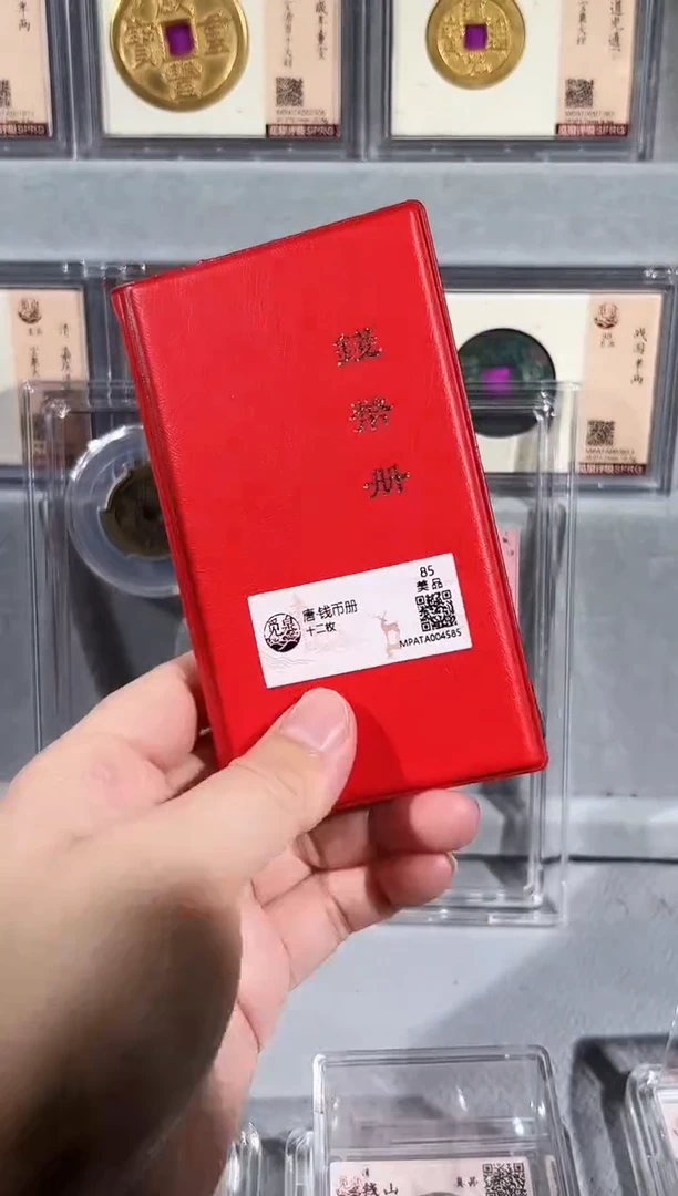 铜带评级开元钱币册共12枚