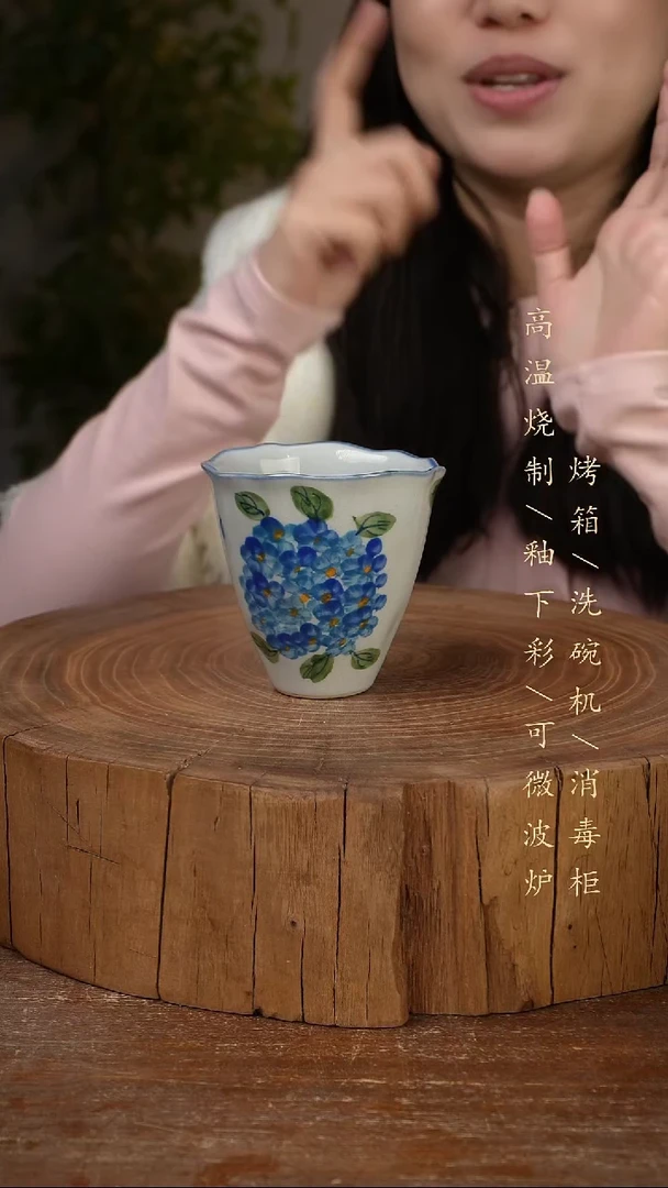 碗瓷景德镇手工手绘高温瓷釉下彩