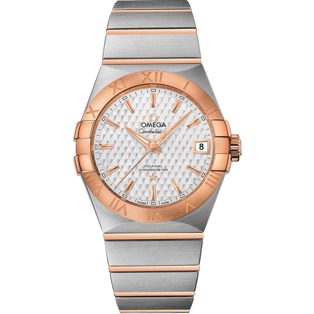 95新 Omega/欧米茄 星座系列  机械 精钢及红金 38mm S