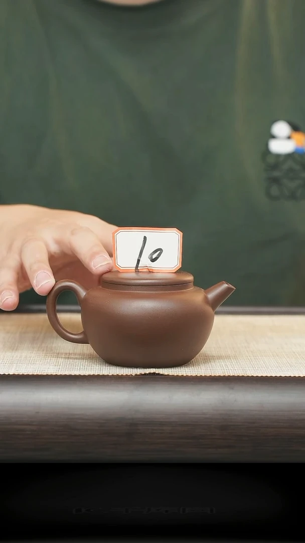 茶壶紫砂10号全手工制作紫砂壶