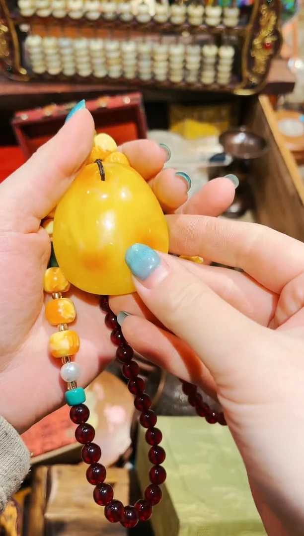 【闪购商品】蜜蜡颈饰未镶嵌七七专属精品链接96