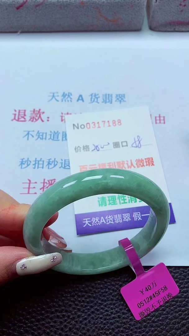 【闪购商品】翡翠手镯未镶嵌00317188