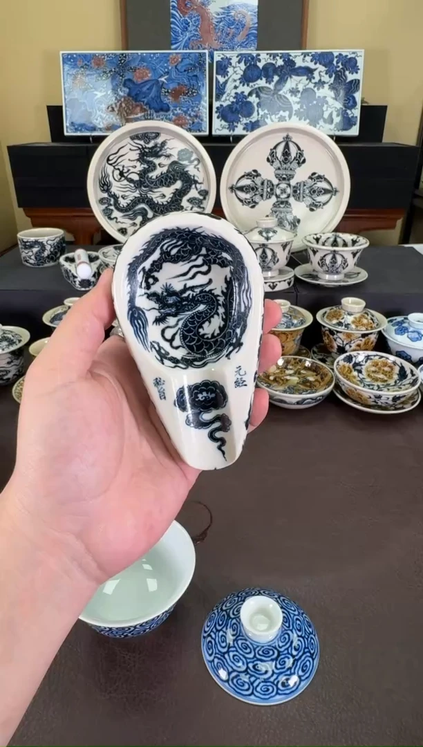 【闪购商品】二号釉1351龙雪茄缸二号釉