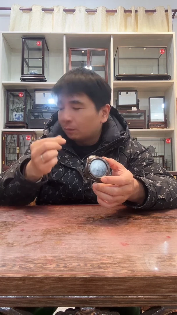 风车木（黑檀木）木头款心**宣440底座