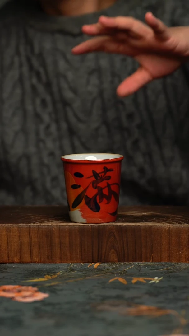 瓷片釉下彩手工手绘同款陶器
