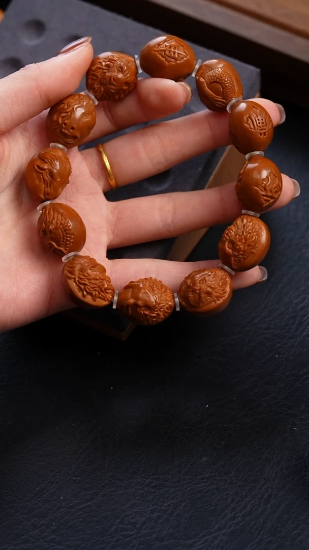 手串/手链橄榄核十二生肖
