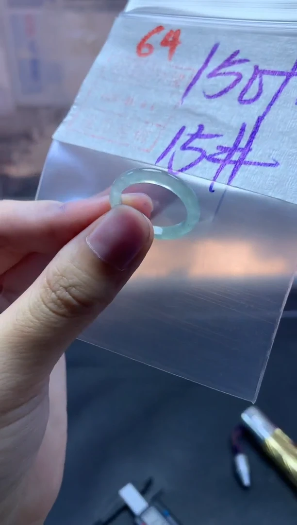 未镶嵌定制翡翠戒圈15#160毛货需精细抛光