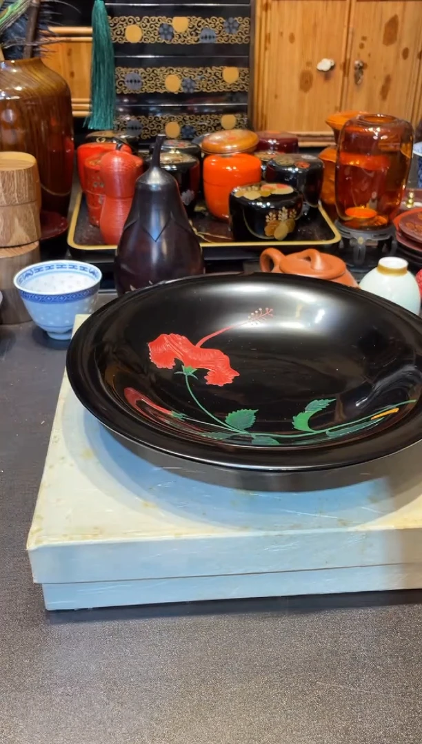 琉球塗钵  大漆漆器大漆漆器大漆漆器