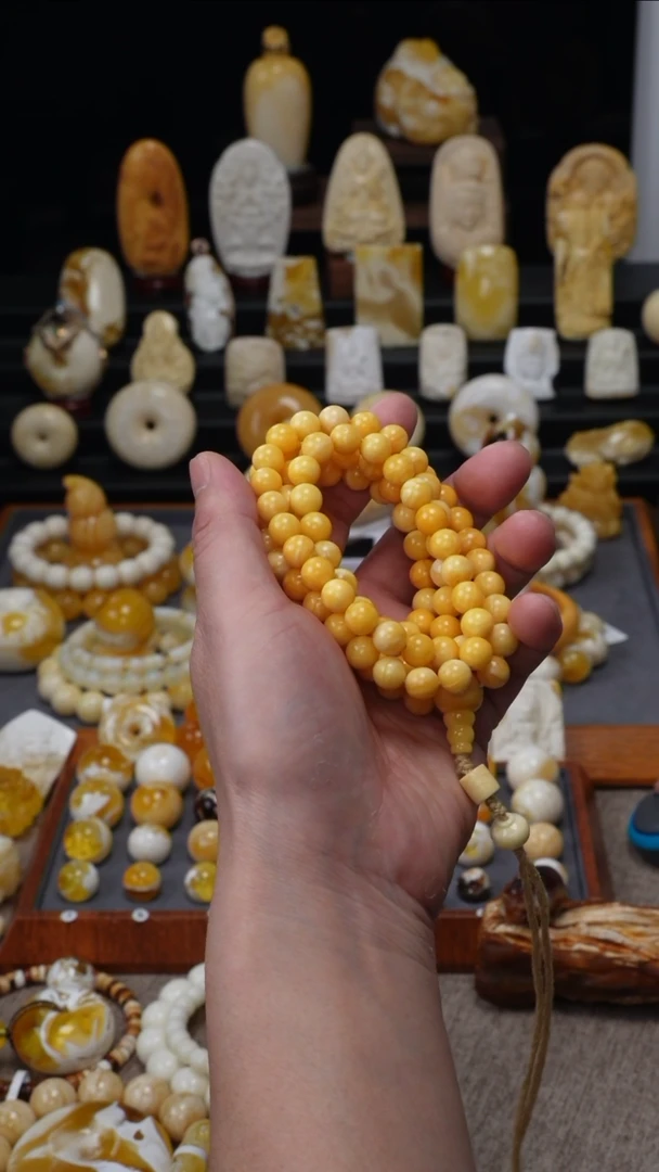 【闪购商品】琥珀裸石未镶嵌胡玩珠宝天然琥珀