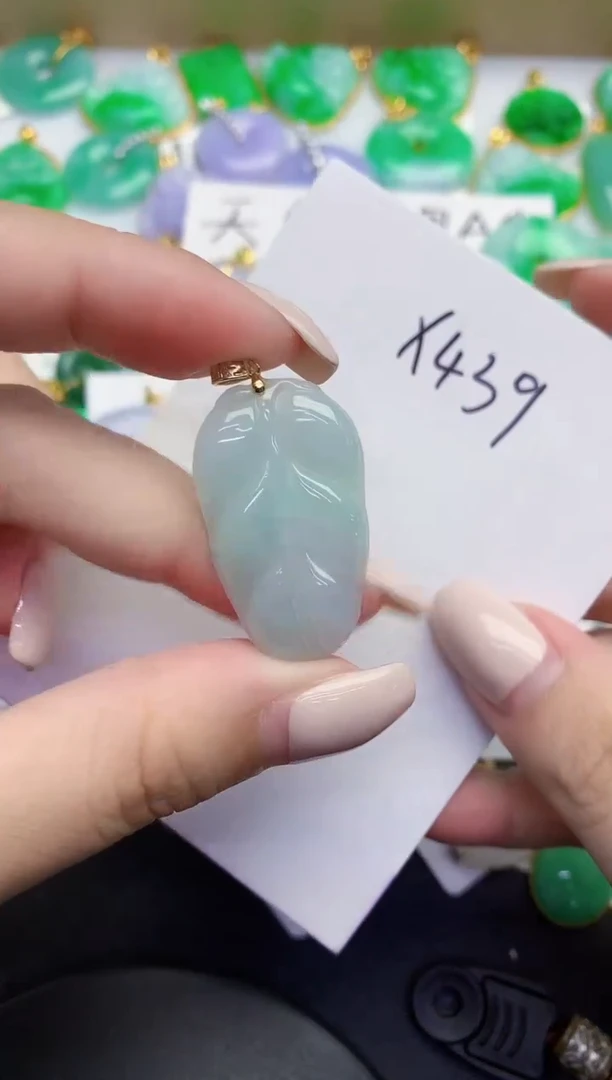 颈饰未镶嵌翡翠缅甸天然翡翠A货