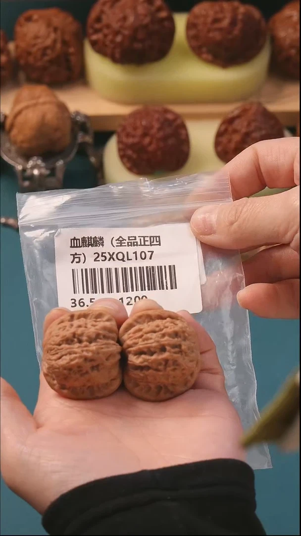 把件文玩核桃.36.5血麒麟【全品】6号