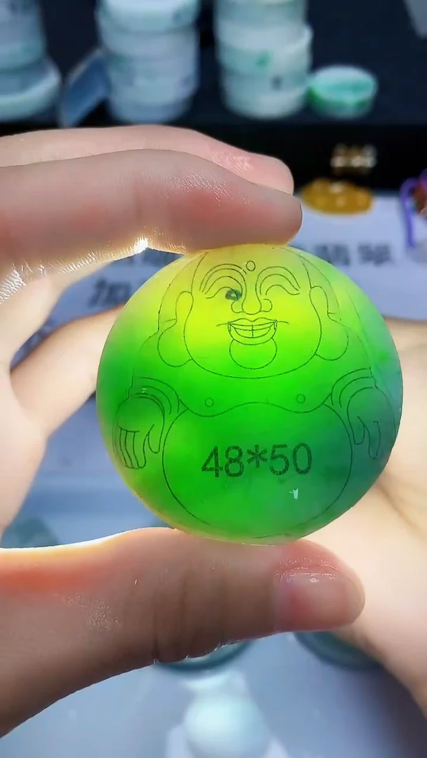 翡翠裸石缅甸天然翡翠A货Y639