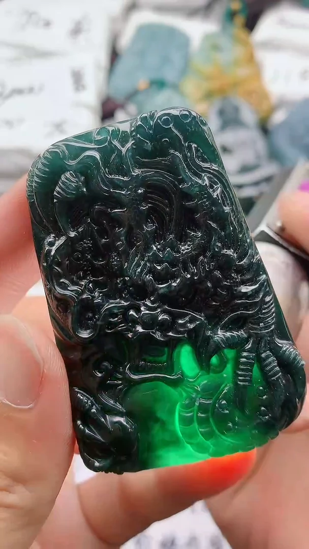 翡翠未镶嵌颈饰88888888