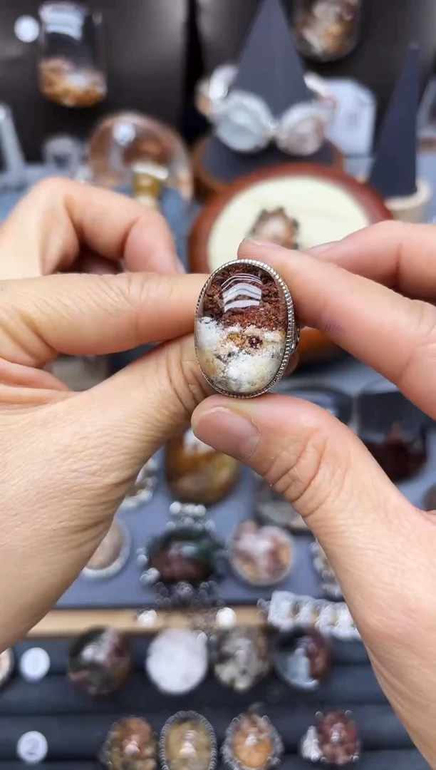 银S925镶嵌珠宝半成品水晶定制 水晶