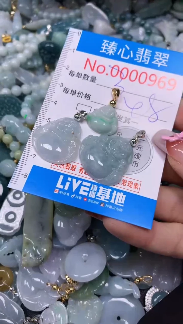 【闪购商品】翡翠颈饰未镶嵌含绳000969