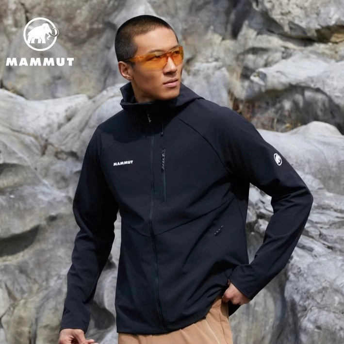 MAMMUT猛犸象Ultimate Comfort男士户外防泼水含羊毛软壳夹克外套