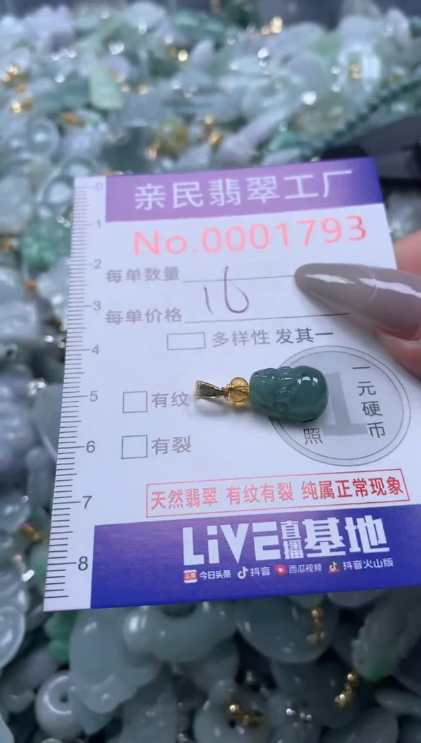 颈饰未镶嵌翡翠1793