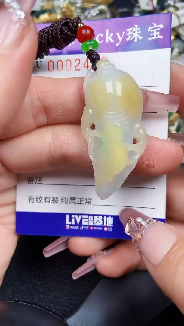 翡翠未镶嵌颈饰2408裸石