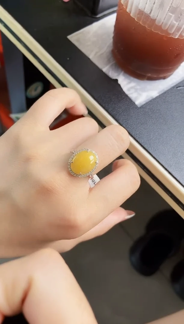 银S925镶嵌戒指翡翠21