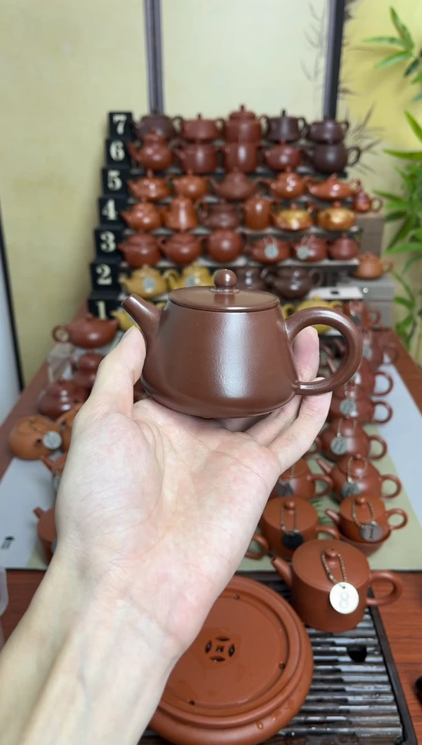 刘*锋紫泥石瓢120cc手拉壶